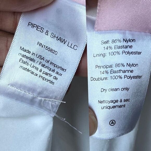 Veronica Beard Scuba Iconic‎ Blazer Schoolboy Dickey Blazer Jacket White Size 8 - Picture 12 of 13